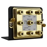 DataComm 2 Gig Splitter on Mounting Bracket, 8-Way